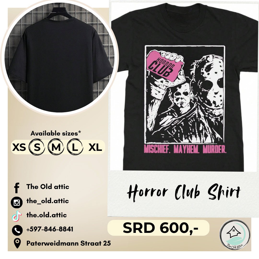 Horror club shirt _0