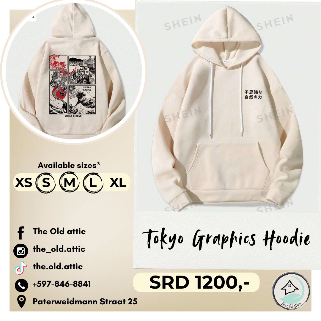 Tokyo graphics hoodie
