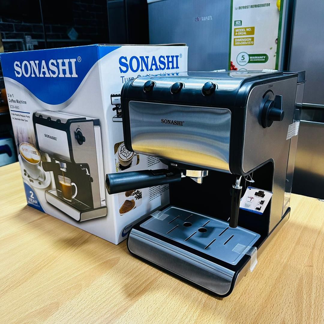 Sonashi 3 in 1 Coffee Maker Machine | Scm-4960