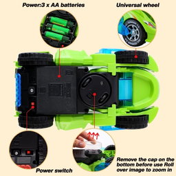 Jouets de voiture de déformation pour garçon, robot de transformation automatique, dinosaure modèle avec musique légère, cadeau, 2 en 1