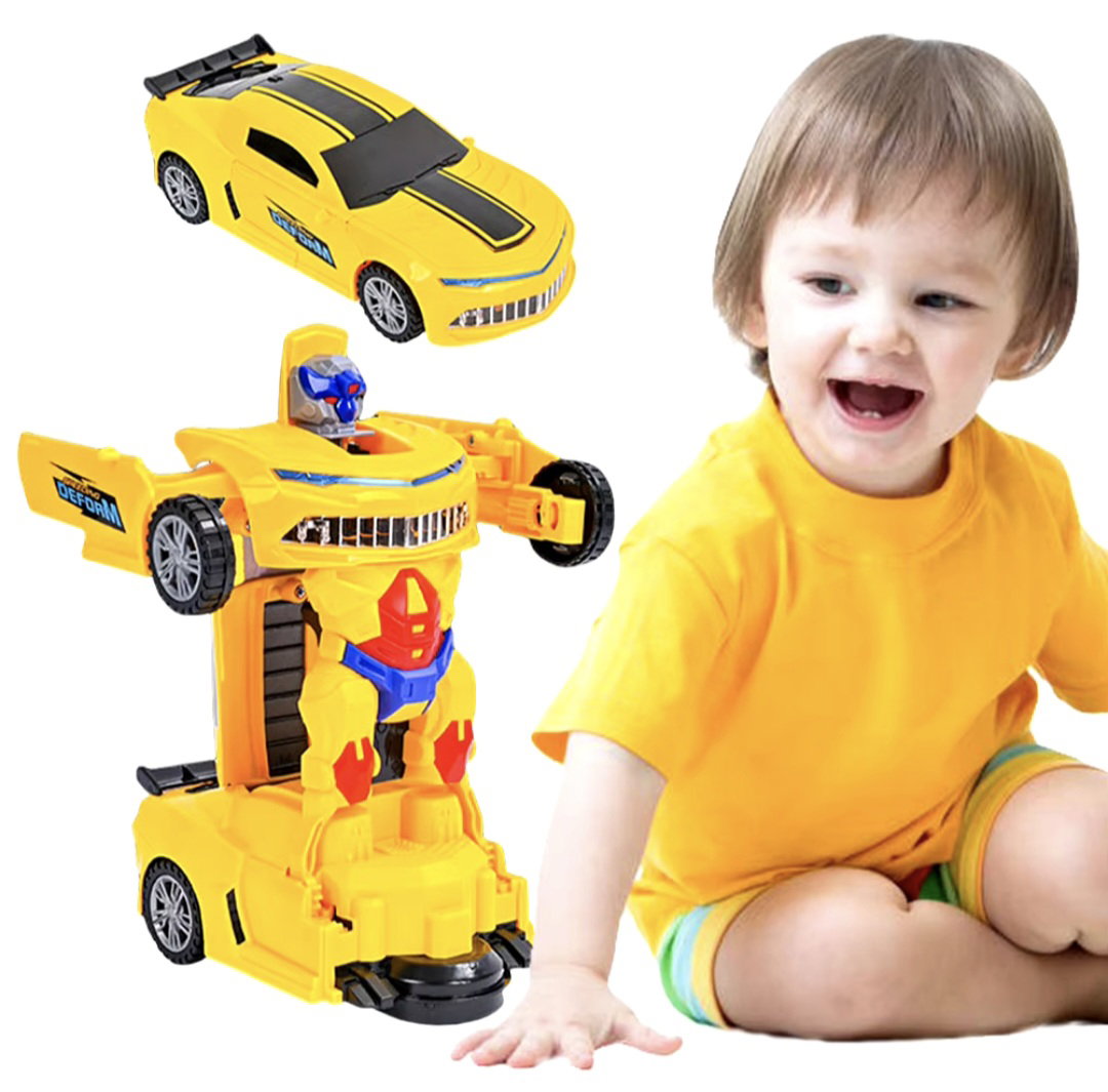 Voiture Robot Transformer 2 en 1 avec Msique et Effets Lumineux_1