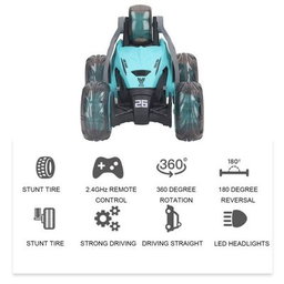 Voiture Télécommandée Cascadeuse 360° à 5 roues 