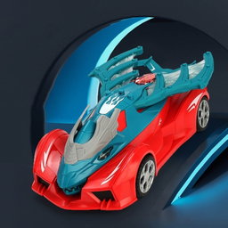 Voiture Robot ptérosaure 360° Rotatif avec Musique et Effets Lumineux 