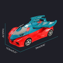 Voiture Robot ptérosaure 360° Rotatif avec Musique et Effets Lumineux 