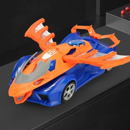 Voiture Robot ptérosaure 360° Rotatif avec Musique et Effets Lumineux 