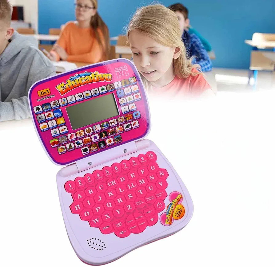 Mini Ordinateur Educatif Bilingue Francais, Anglais pour l'apprentissage _2