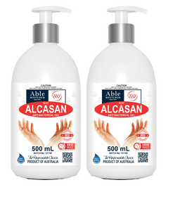 Alcasan - Alcohol Anti-Bac Hand Gel x2