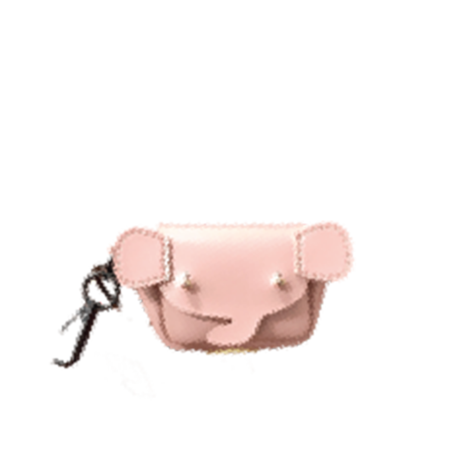 elephant oops bag holder  (pink)