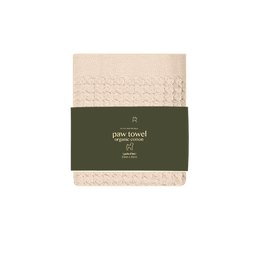 organic cotton paw towel ( natural beige )