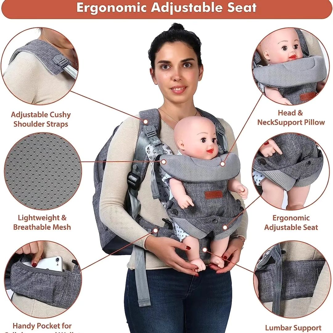 BENAS DIAPER BAG + BABY CARRIER _3