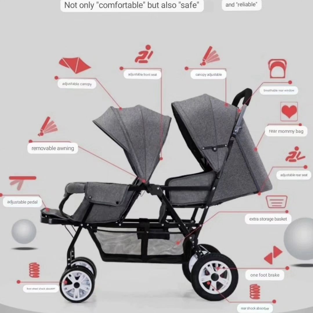 TWIN STROLLER Highest Spec _4