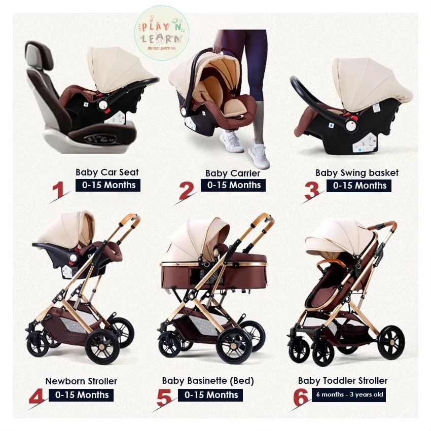 4 in 1 NEW BAS STROLLER High Spec _9
