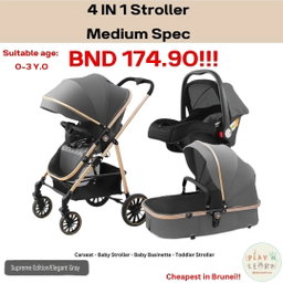 4 IN 1 NEW BAS STROLLER Medium Spec 