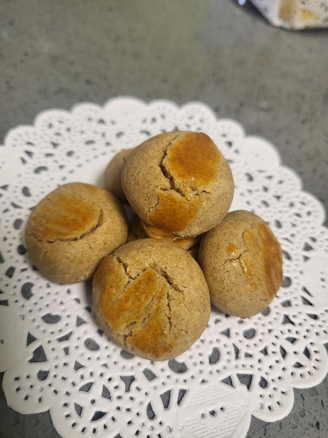 Green peas cookies
