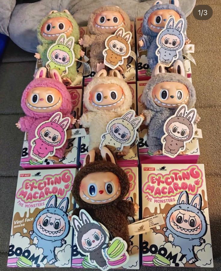 Set Labubu Blind Box Exciting Macaron (6 Pcs)_1