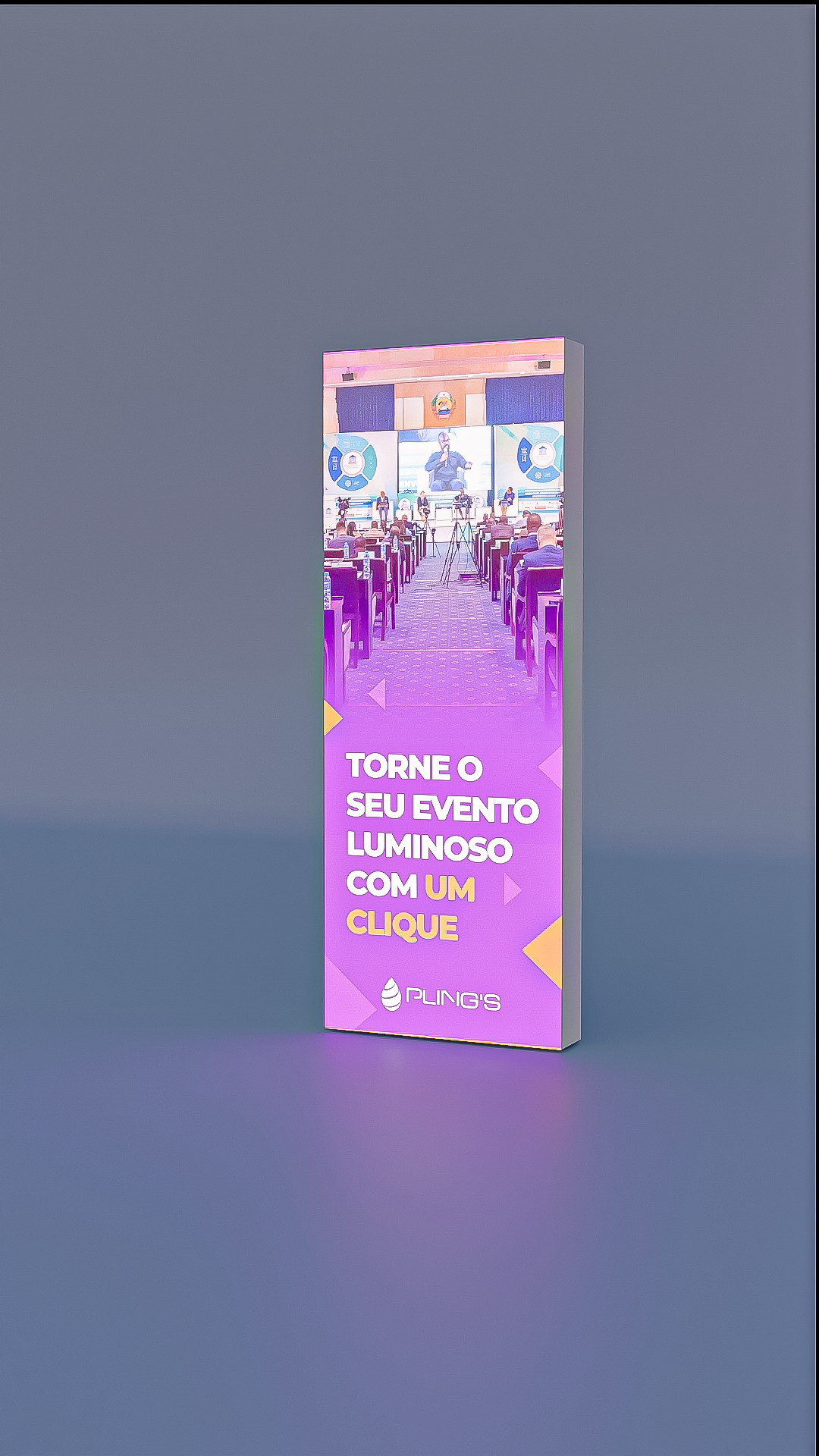 Light Box em Tecido 160x60cm