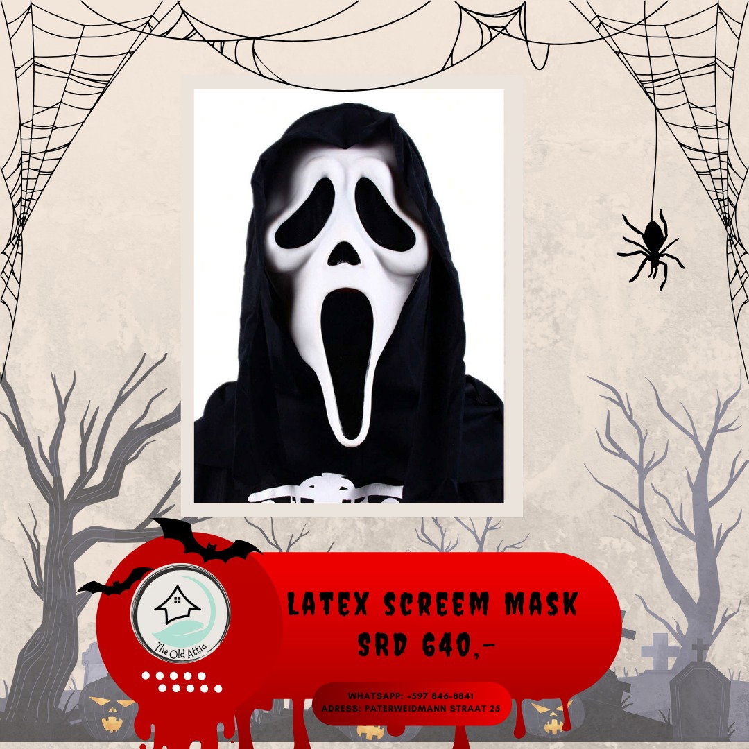 Latex Scream Mask