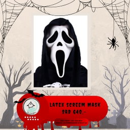 Latex Scream Mask