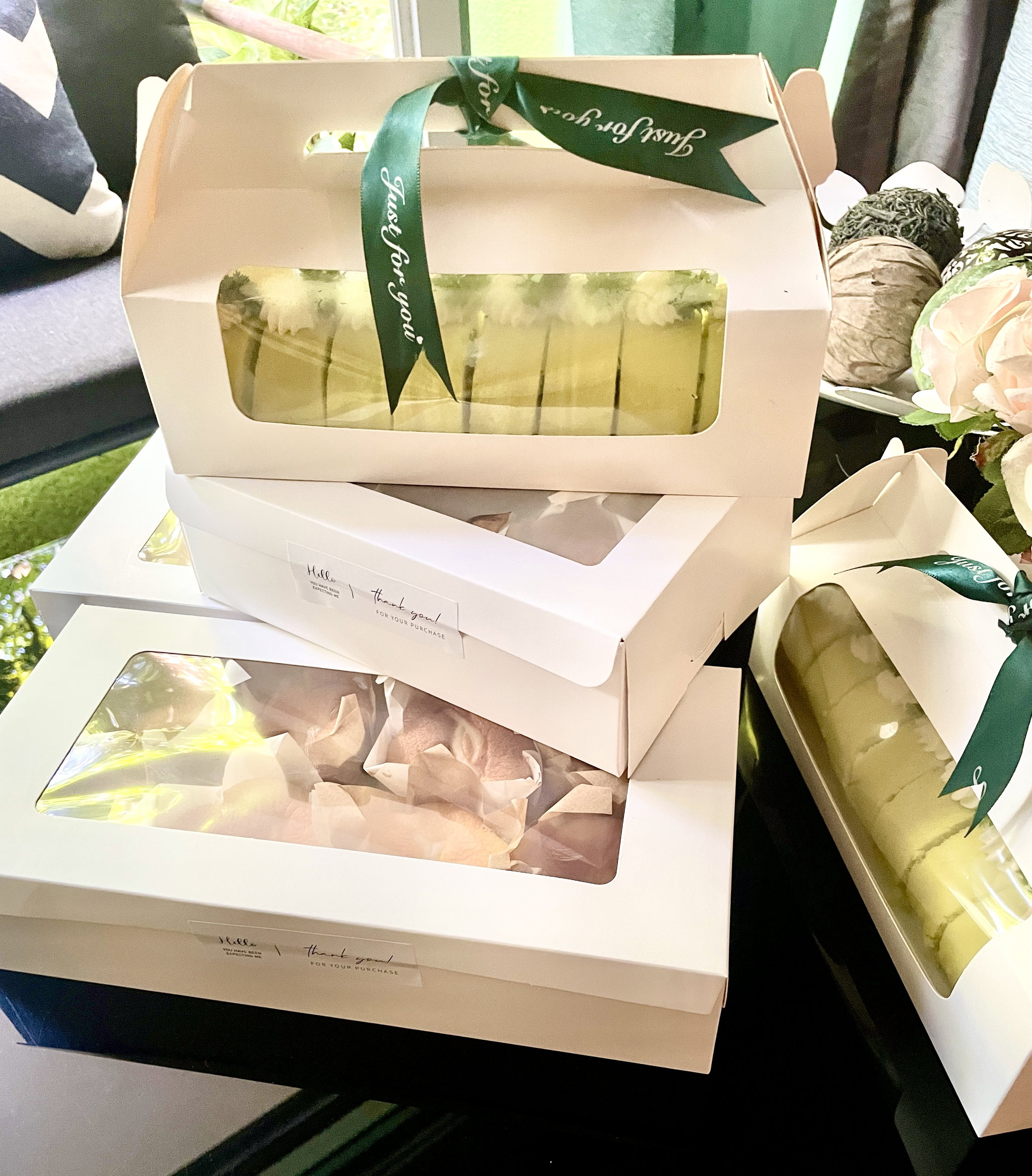 Pandan coconut swiss roll_1