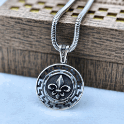Silver Medusa & Mystique Charm Pendant For Men