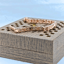 Rose gold Jaguar’s Roar Silver Bracelet For Men