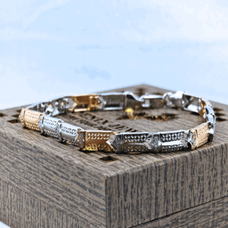 Silver Urban Fusion Bracelet For Men