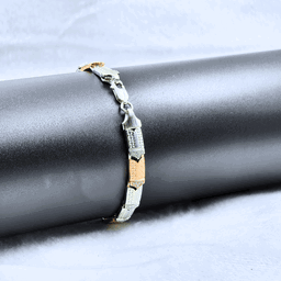 Silver Urban Fusion Bracelet For Men