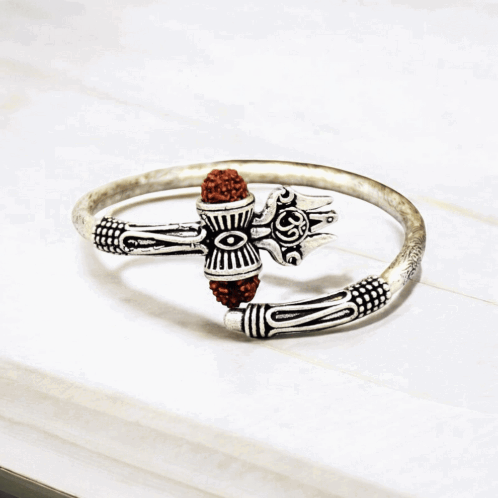 Silver Mahakal 2 kada for men_0