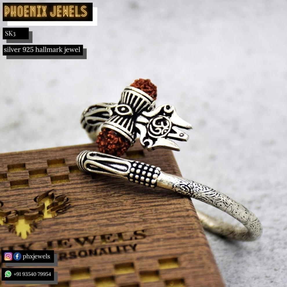 Silver Mahakal 2 kada for men_1