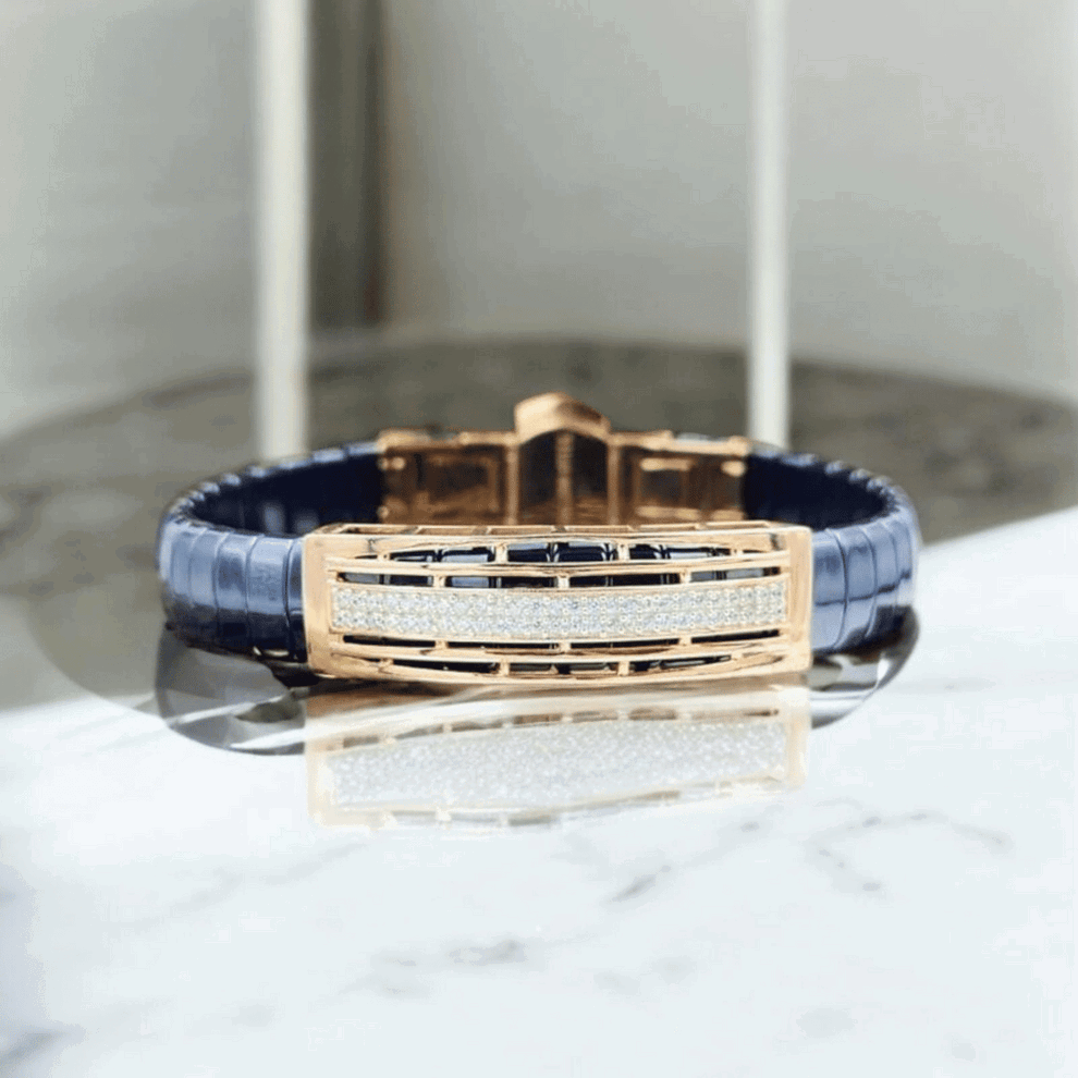 Silver apollo’s sunburst bracelet for men