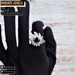 Silver Hera ring for women