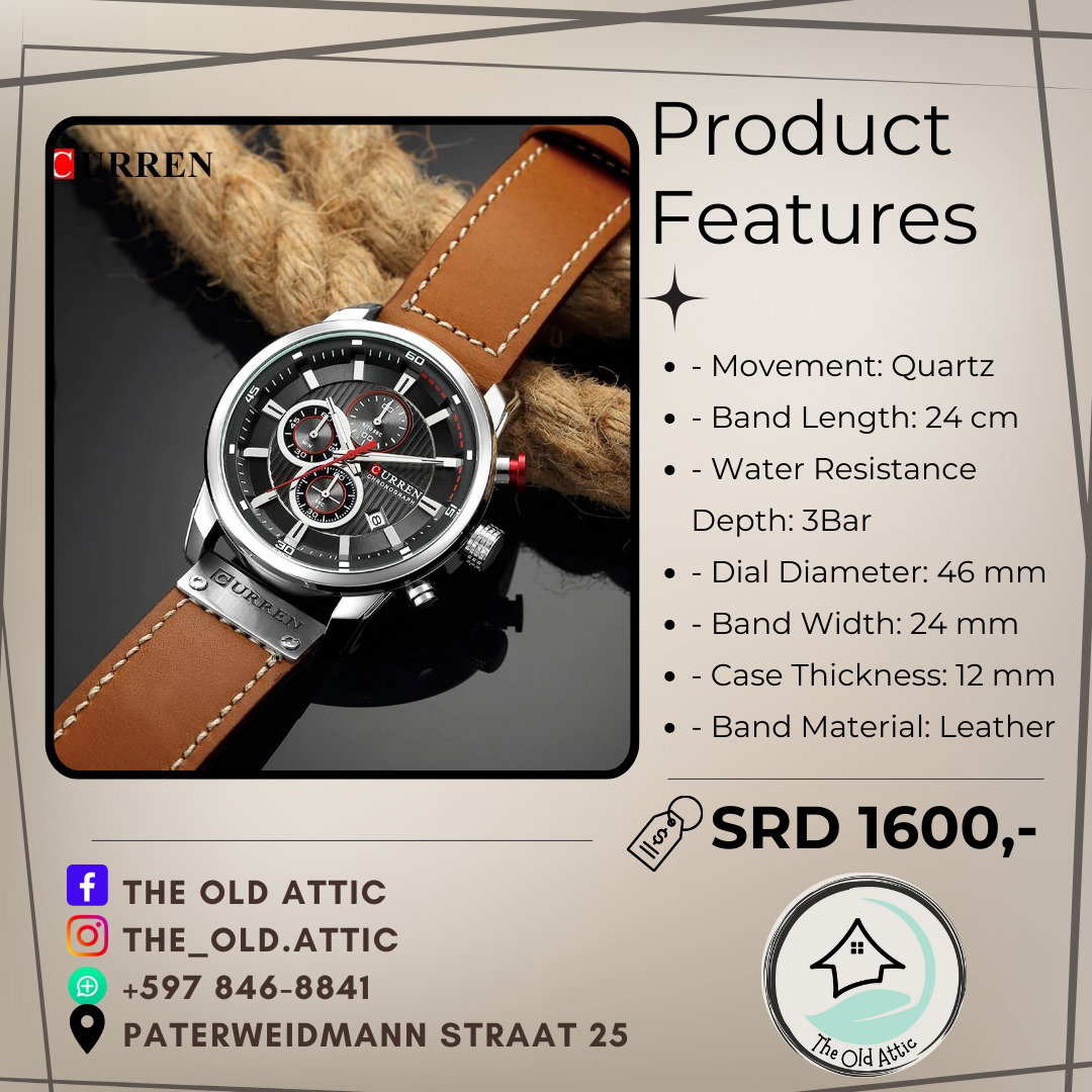 Curren Men Watch 
