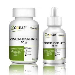 CEMENTO FOSFATO DE ZINC ZOGEAR(KIT LIQ Y POLVO)