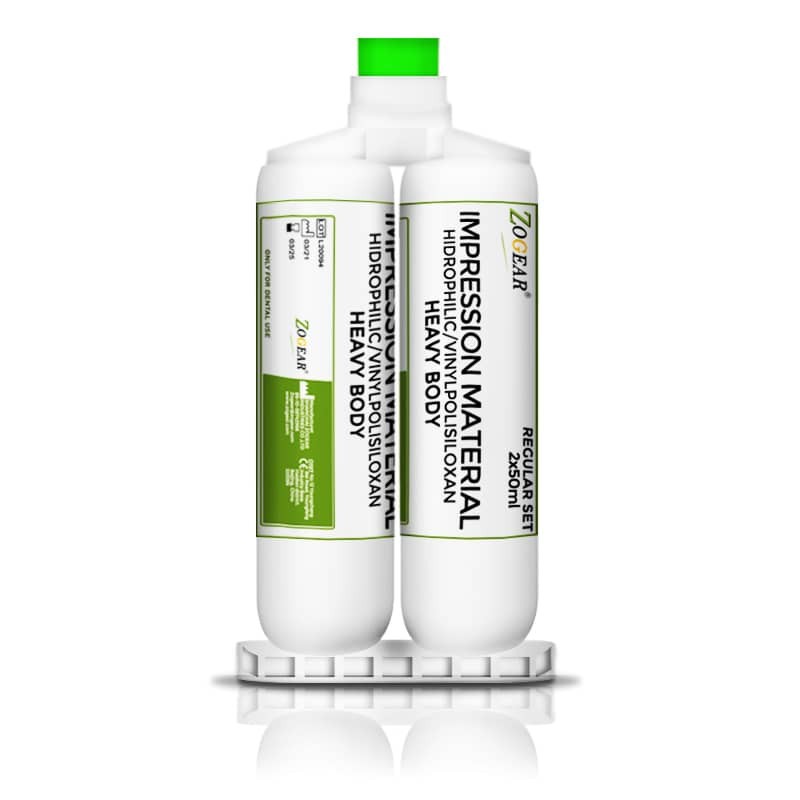 MATERIAL DE IMPRESION LIVIANO 4 X 50grs ZOGEAR  KIT LIV/PES