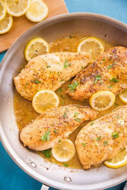 Grilled Butter Lemon Chicken Breast - صدور دجاج بالثوم والليمون