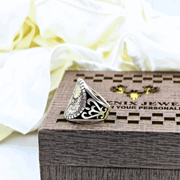 Eagle's Majesty Silver Ring For Men
