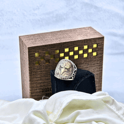 Eagle's Majesty Silver Ring For Men