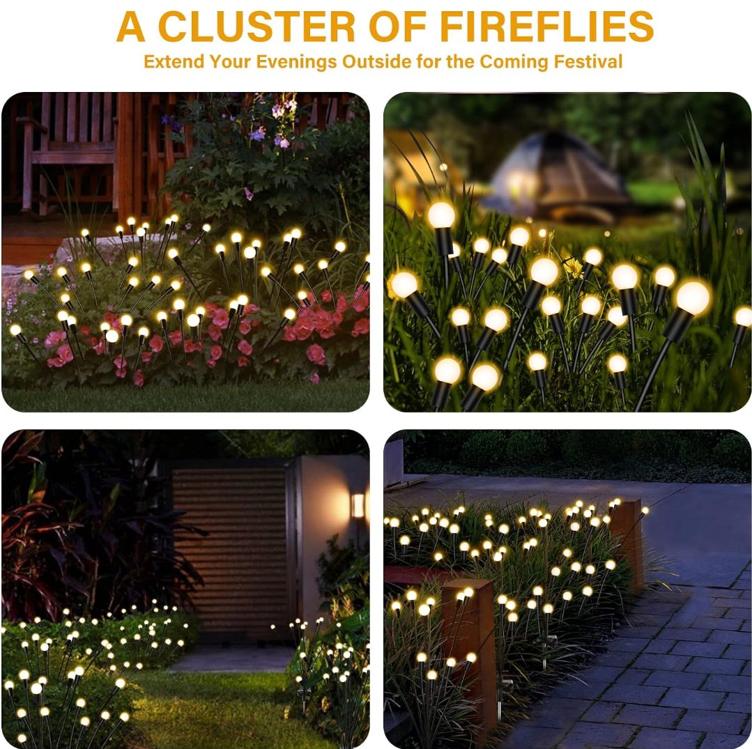 Firefly solar garden lights 2 piece (6 led per piece)_0