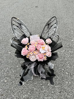 Black Butterfly Bouquet (Mix Soap Flower)