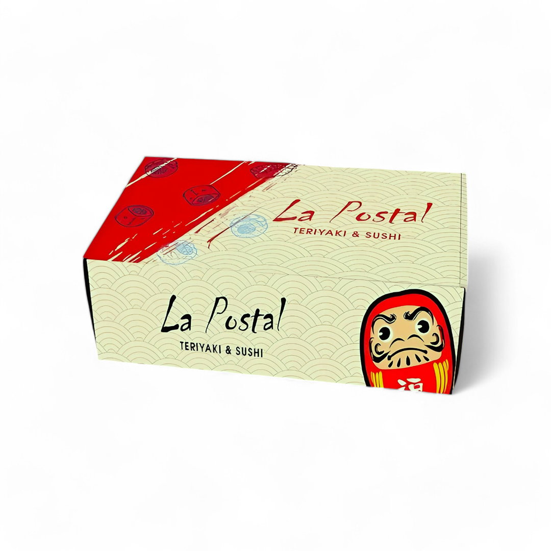CAJAS P SUSHI ROJO GRANDE (25PZ)