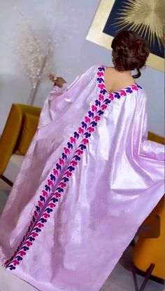 Grand boubou en Bazin pour femme_6