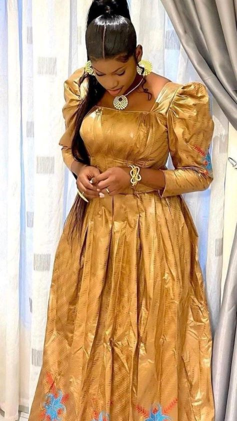 Grand boubou en Bazin pour femme_9