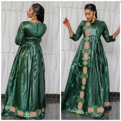 Grand boubou en Bazin pour femme