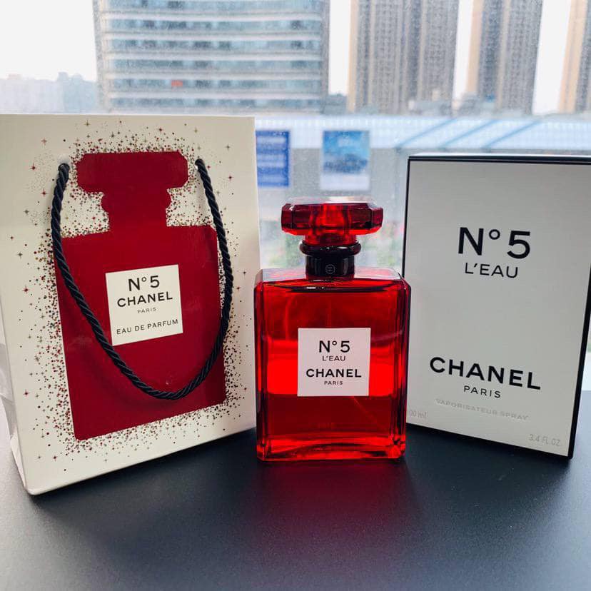 Chanel No 5 L'Eau Red Edition Edt 100ml Perfume (WPB)