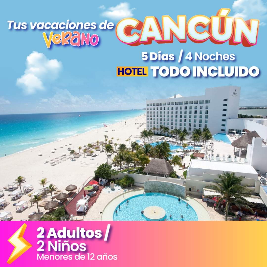Cancún, México Certificado de Resorts 4 Noches