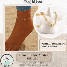 Heart decor Anklet 