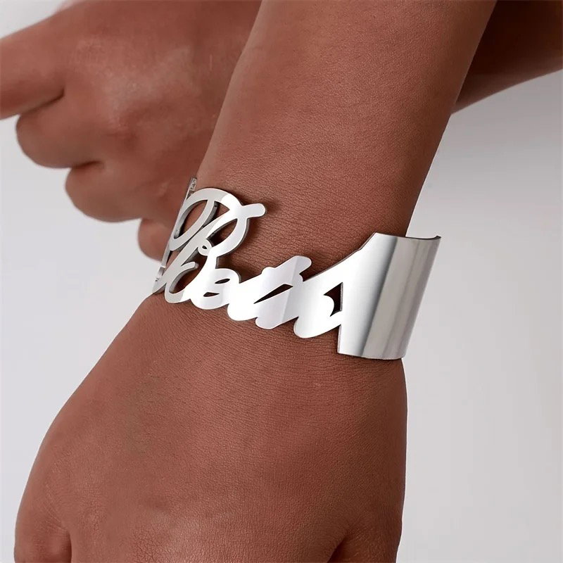 Custom Bold Name Bangle_1