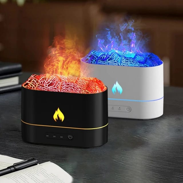 Colorful flame humidifier/ Aroma diffuser _0