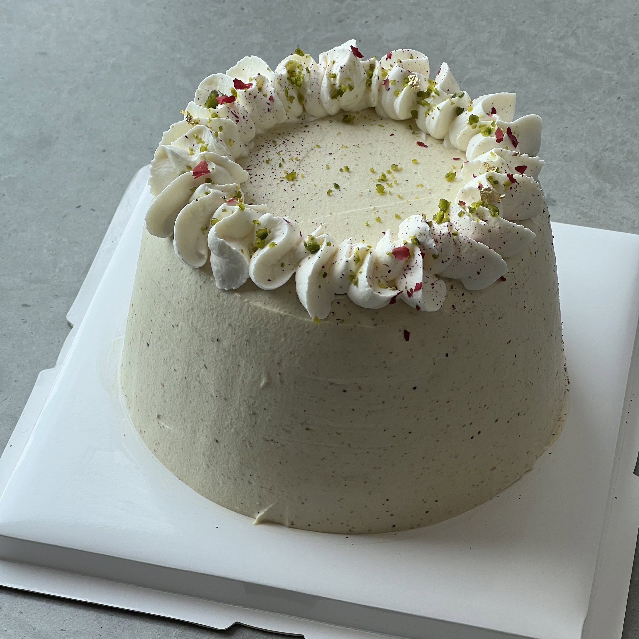 Pistachio Sponge Layer Cake | 開心果海綿蛋糕_0