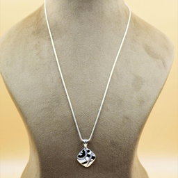 Silver celestial serenity pendant for women